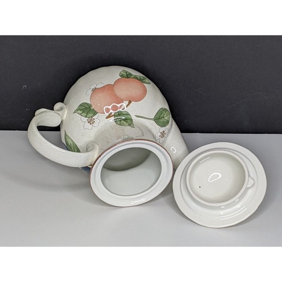 Mikasa Country Classics FRUIT PANORAMA Tall Coffee Pot 6 Cup DC014 EUC - Picture 10 of 16